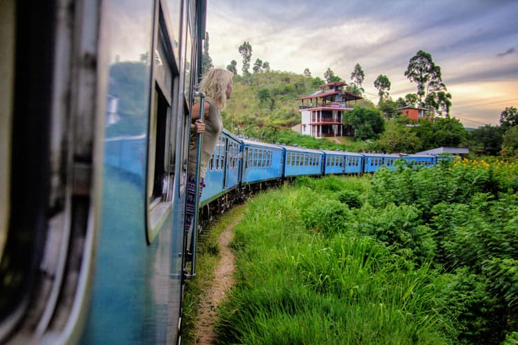 Train From Kandy to Ella