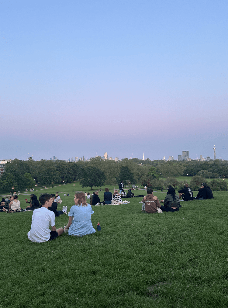 View from Primrose Hill accommodation