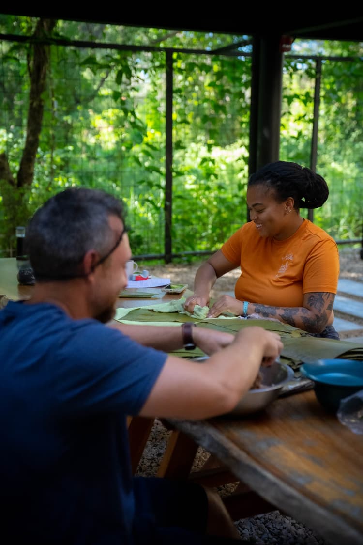 Tamale cooking class with local chef