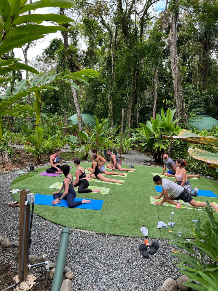 Yoga in the beautiful outdoors